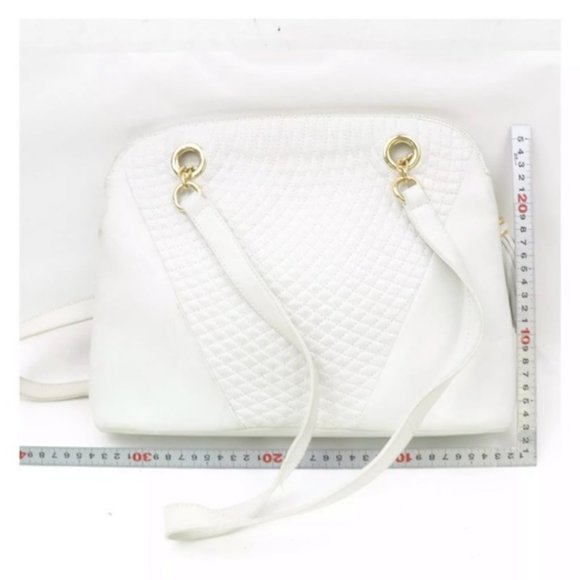Bally Shoulder Bag White Leather